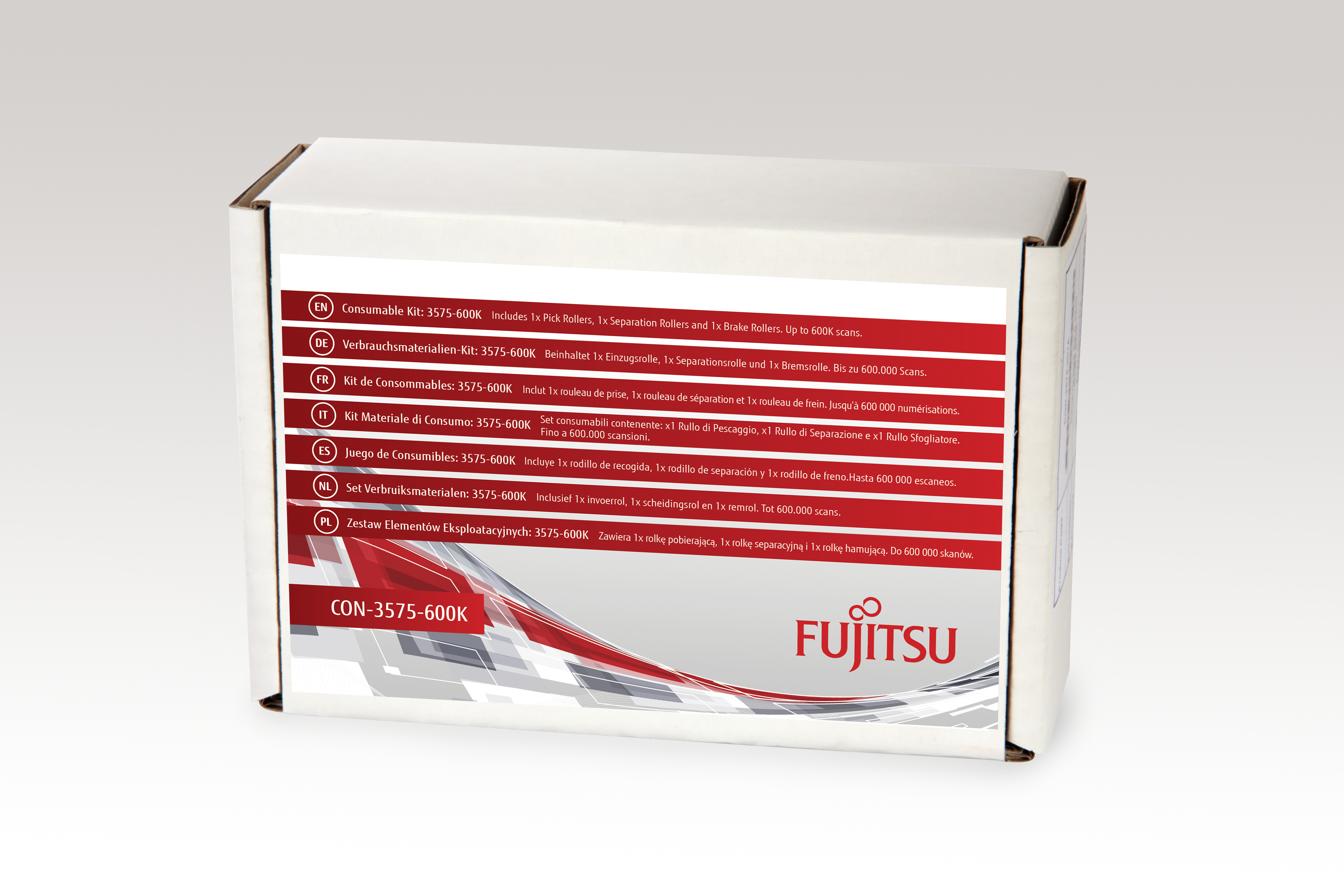 FUJITSU Juego de Consumibles: 3575-600K