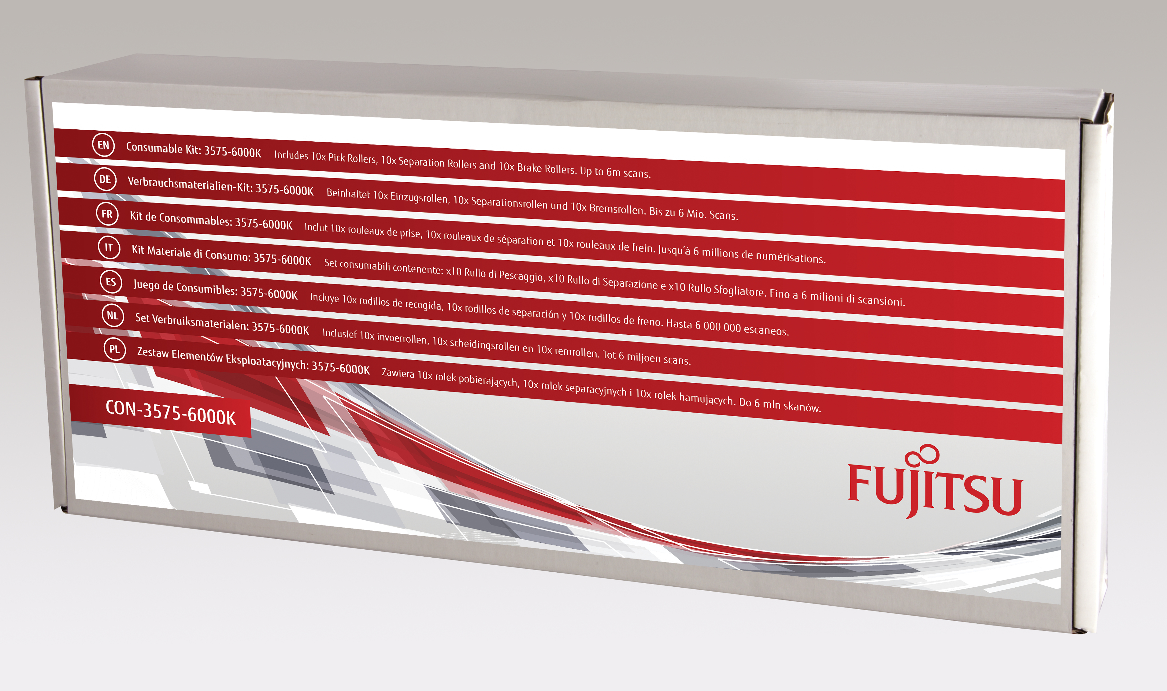 FUJITSU Juego de Consumibles: 3575-6000K