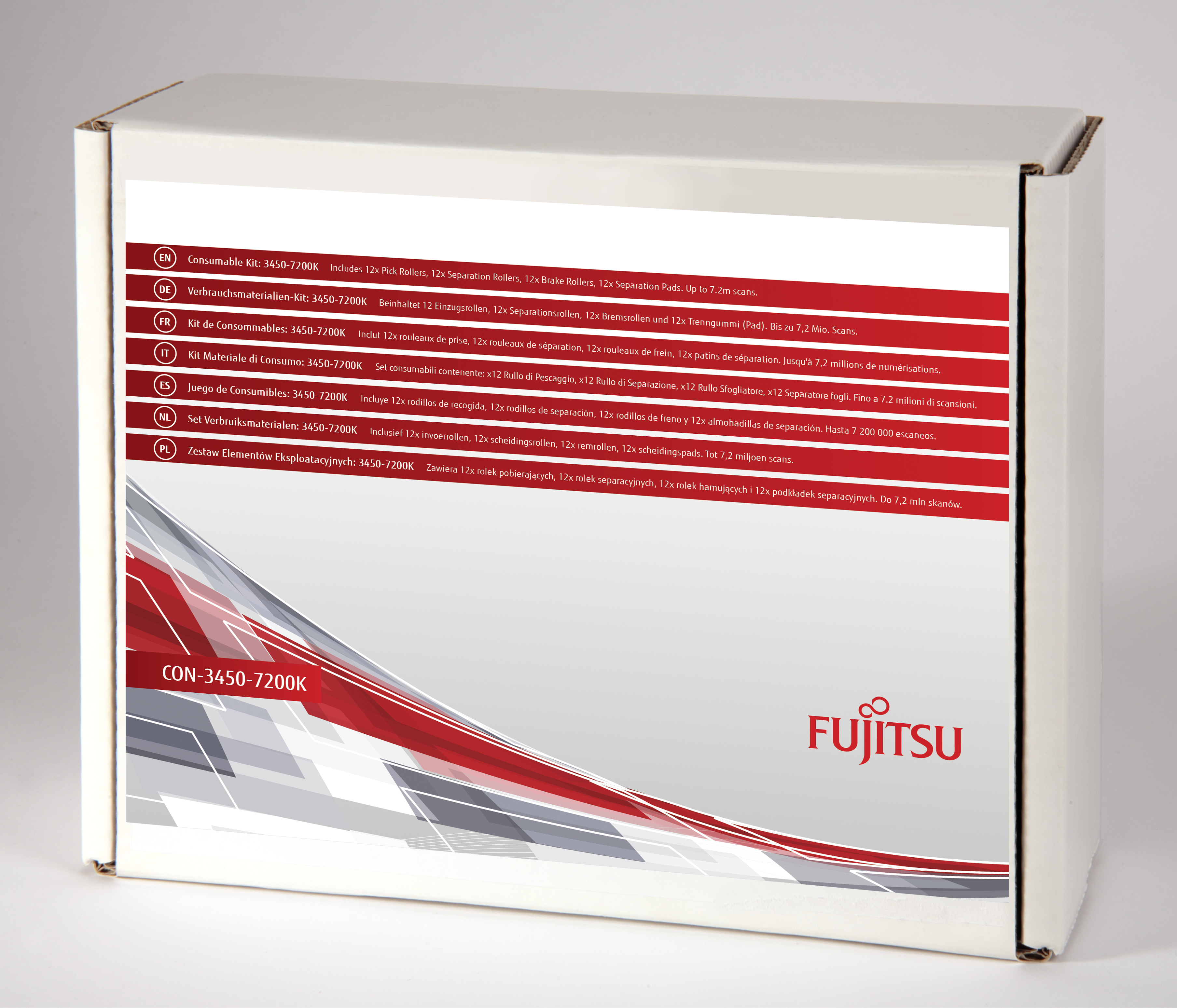 FUJITSU Juego de Consumibles: 3450-7200K