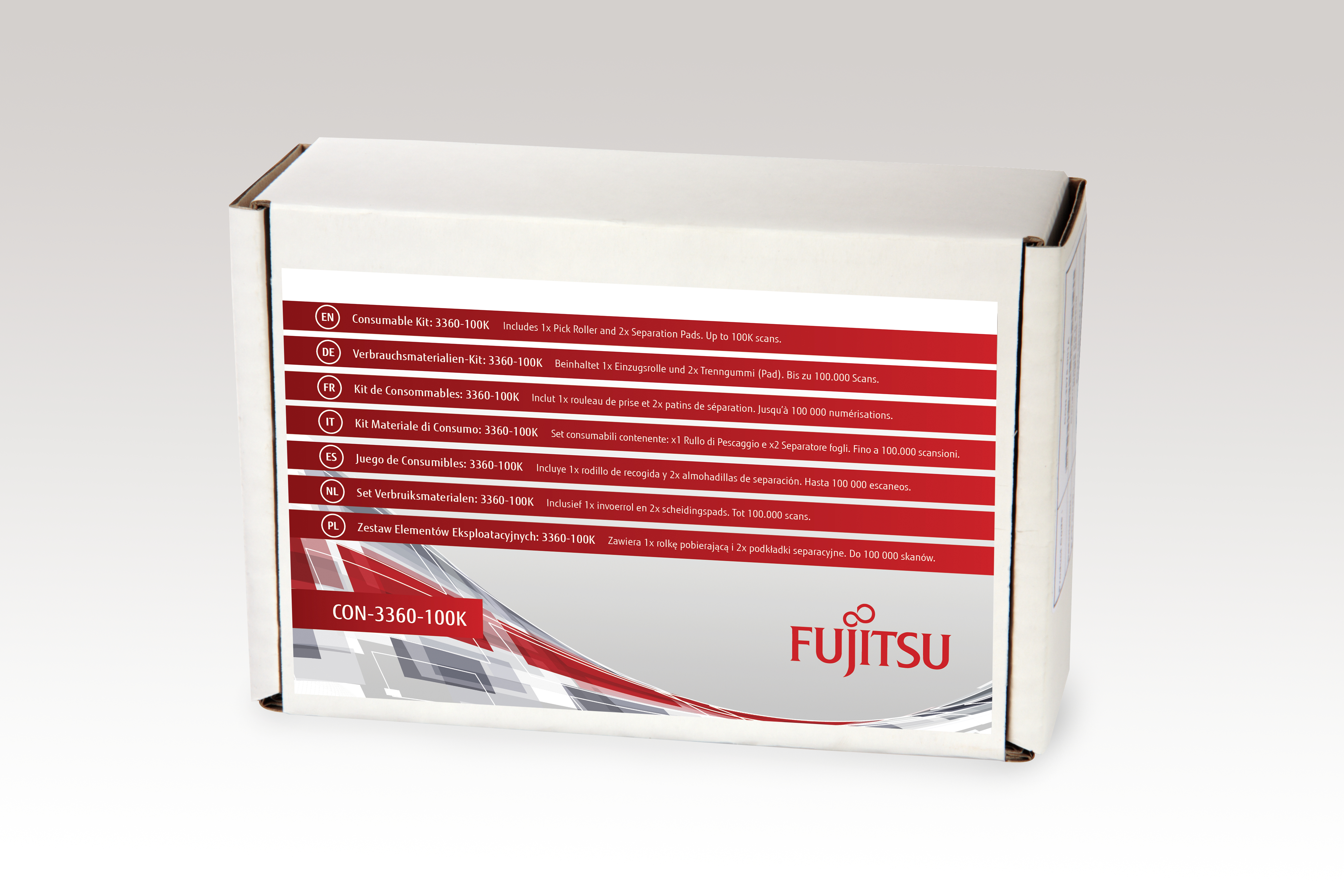 FUJITSU Juego de Consumibles: 3360-100K