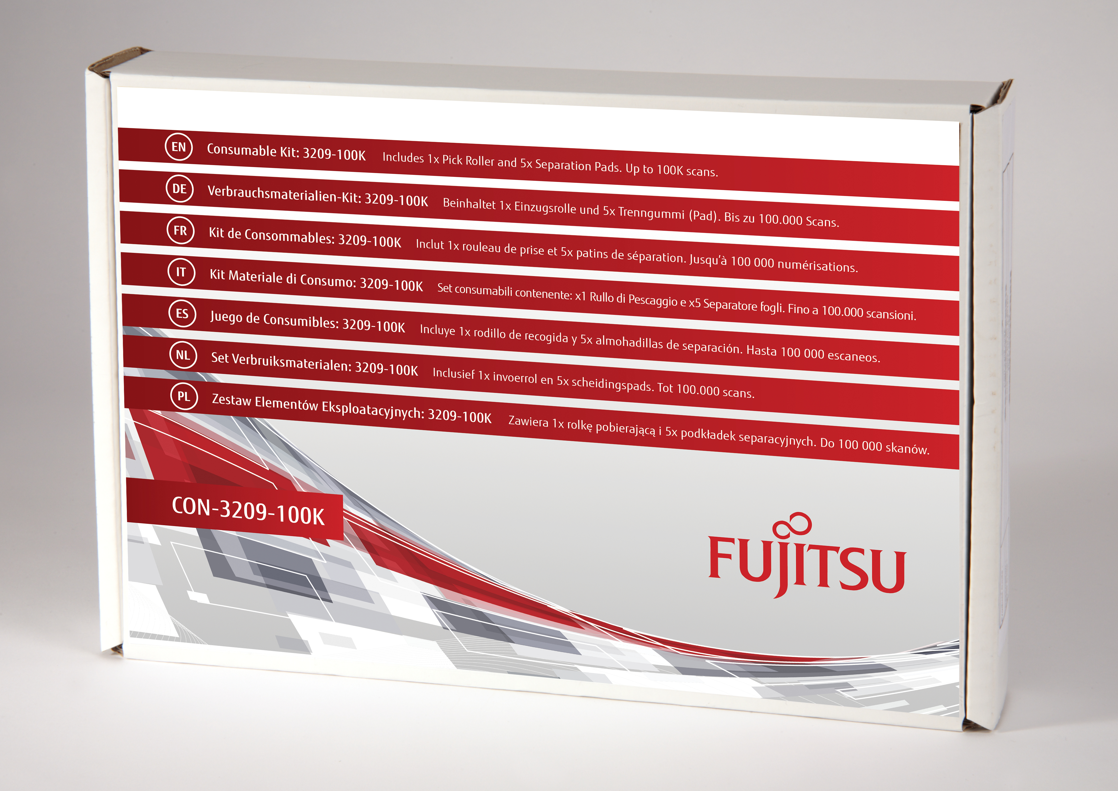 FUJITSU Juego de Consumibles: 3209-100K