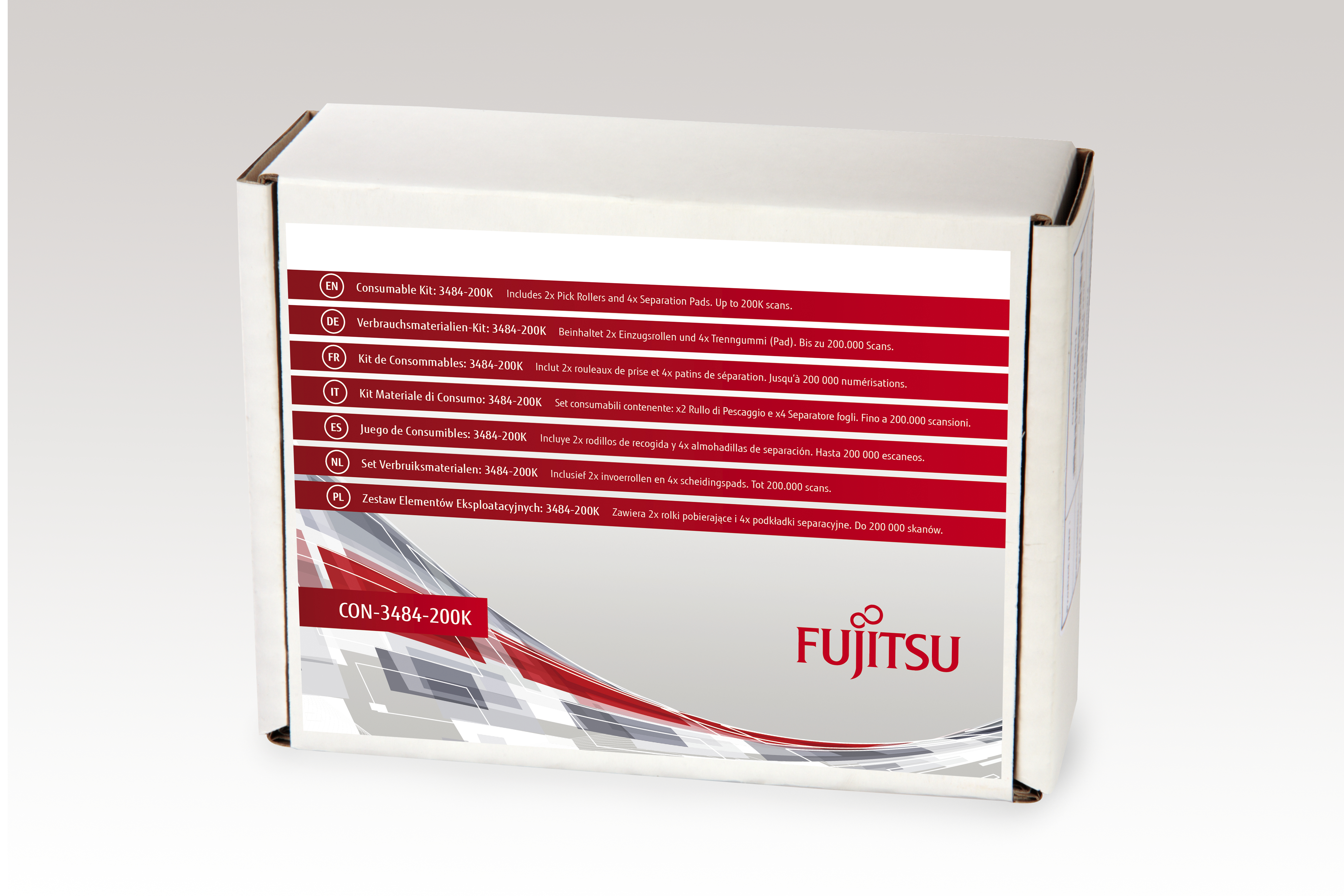 FUJITSU Juego de Consumibles: 3484-200K