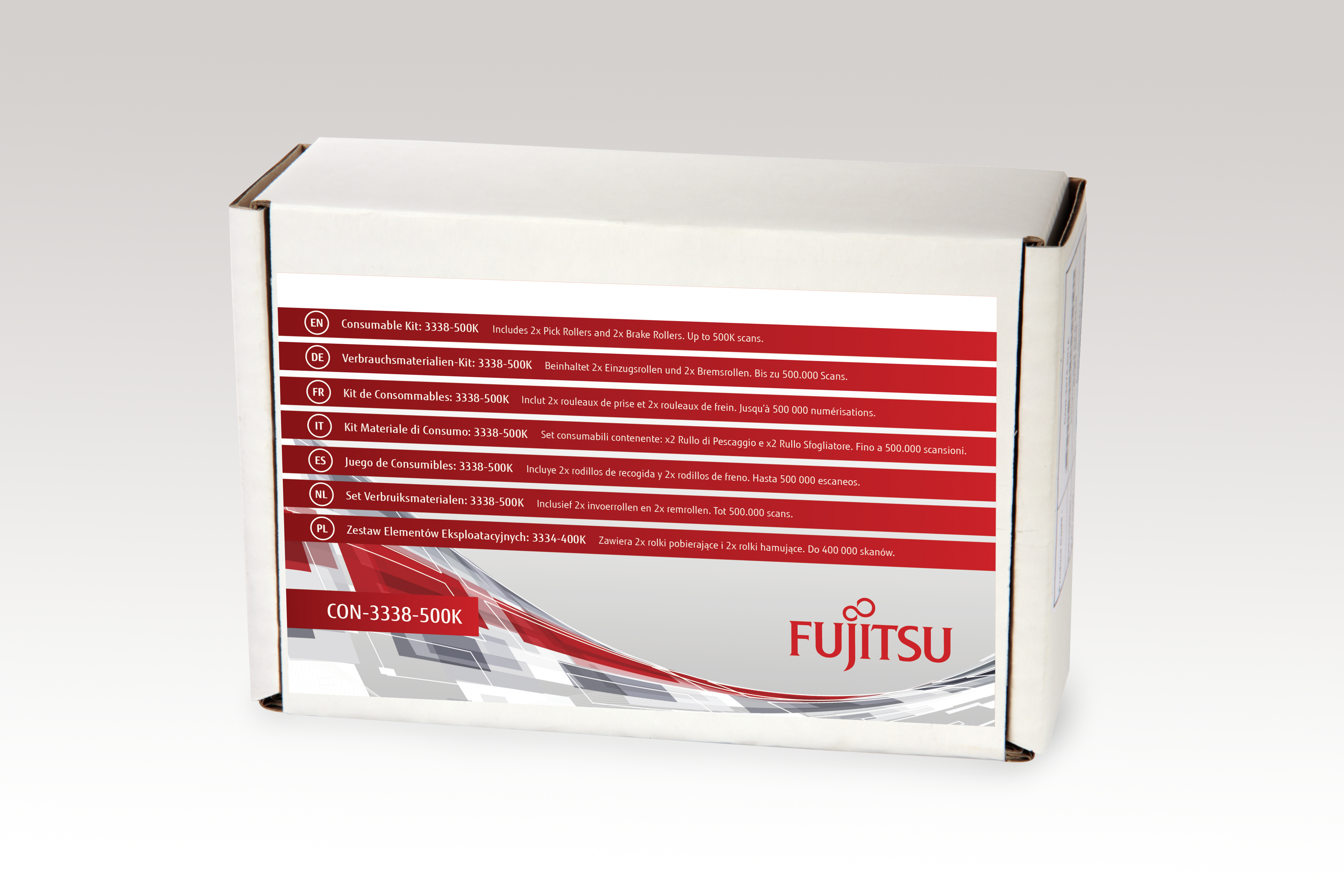 FUJITSU Juego de Consumibles: 3338-500K