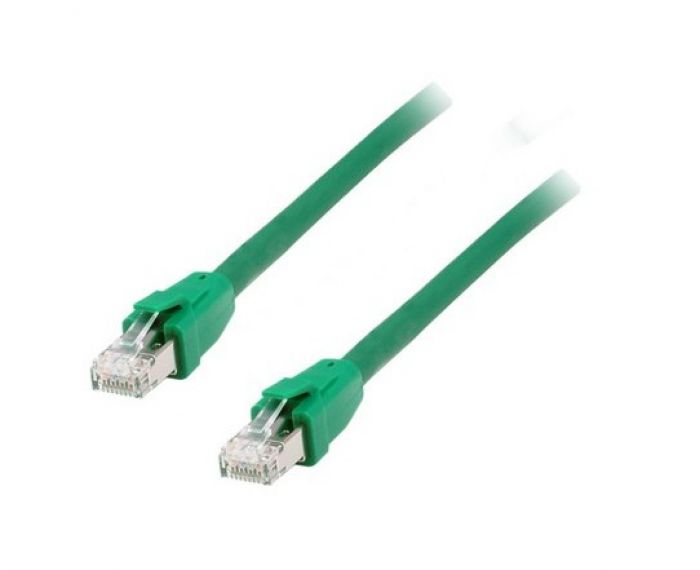 EQUIP LATIGUILLO RJ45 APANTALLADO S/FTP CATEGORIA 8.1PIMF LOSH 0.50M COLOR VERDE