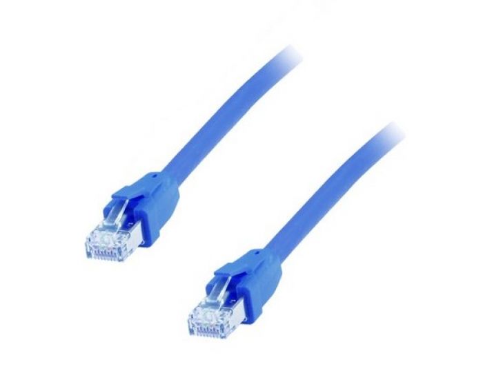 EQUIP LATIGUILLO RJ45 APANTALLADO S/FTP CATEGORIA 8.1PIMF LOSH 1M COLOR AZUL
