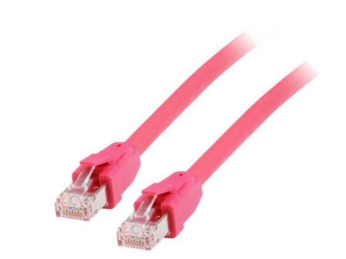EQUIP LATIGUILLO RJ45 APANTALLADO S/FTP CATEGORIA 8.1PIMF LOSH 2M COLOR ROJO