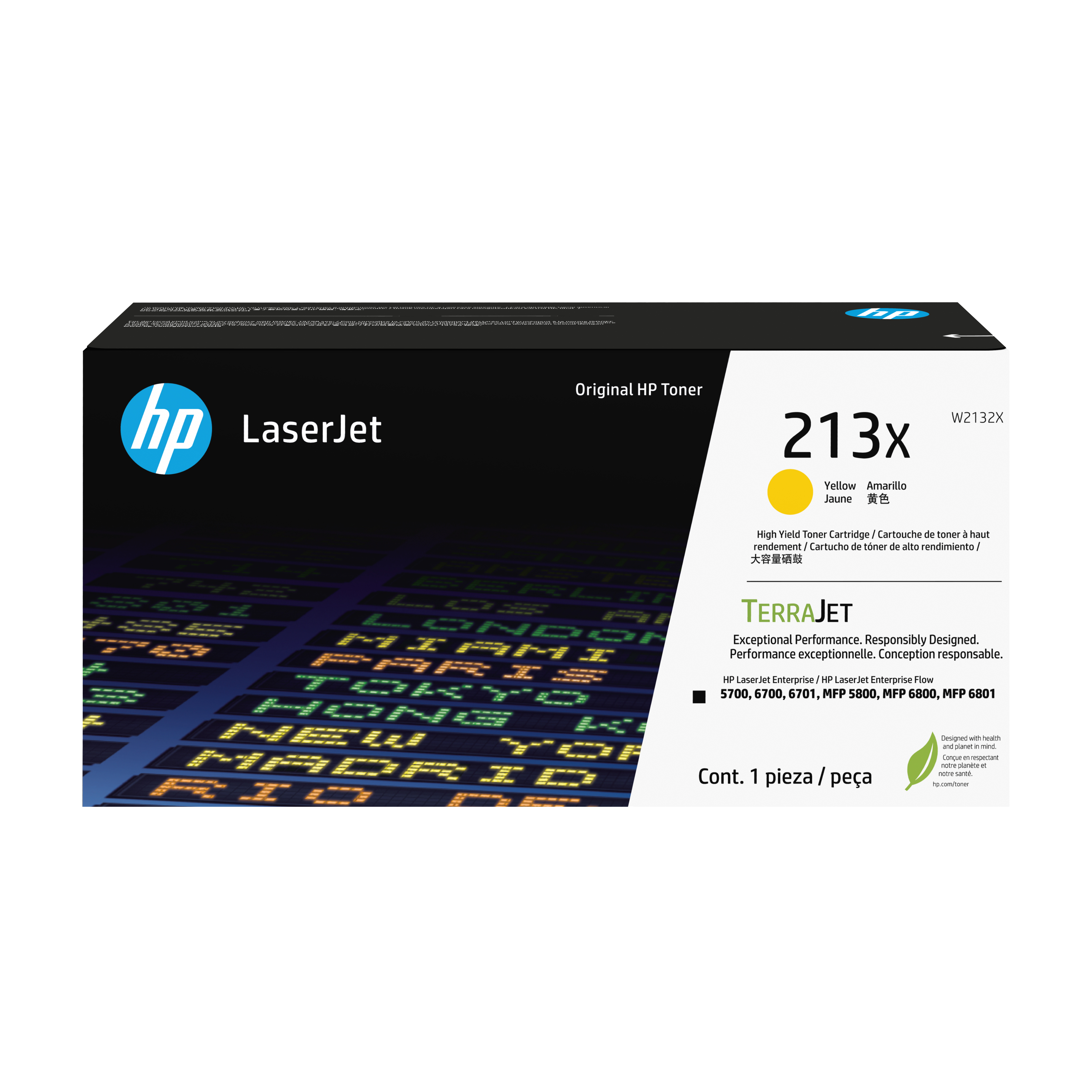HP Toner laserJet 213X Amarillo Alta