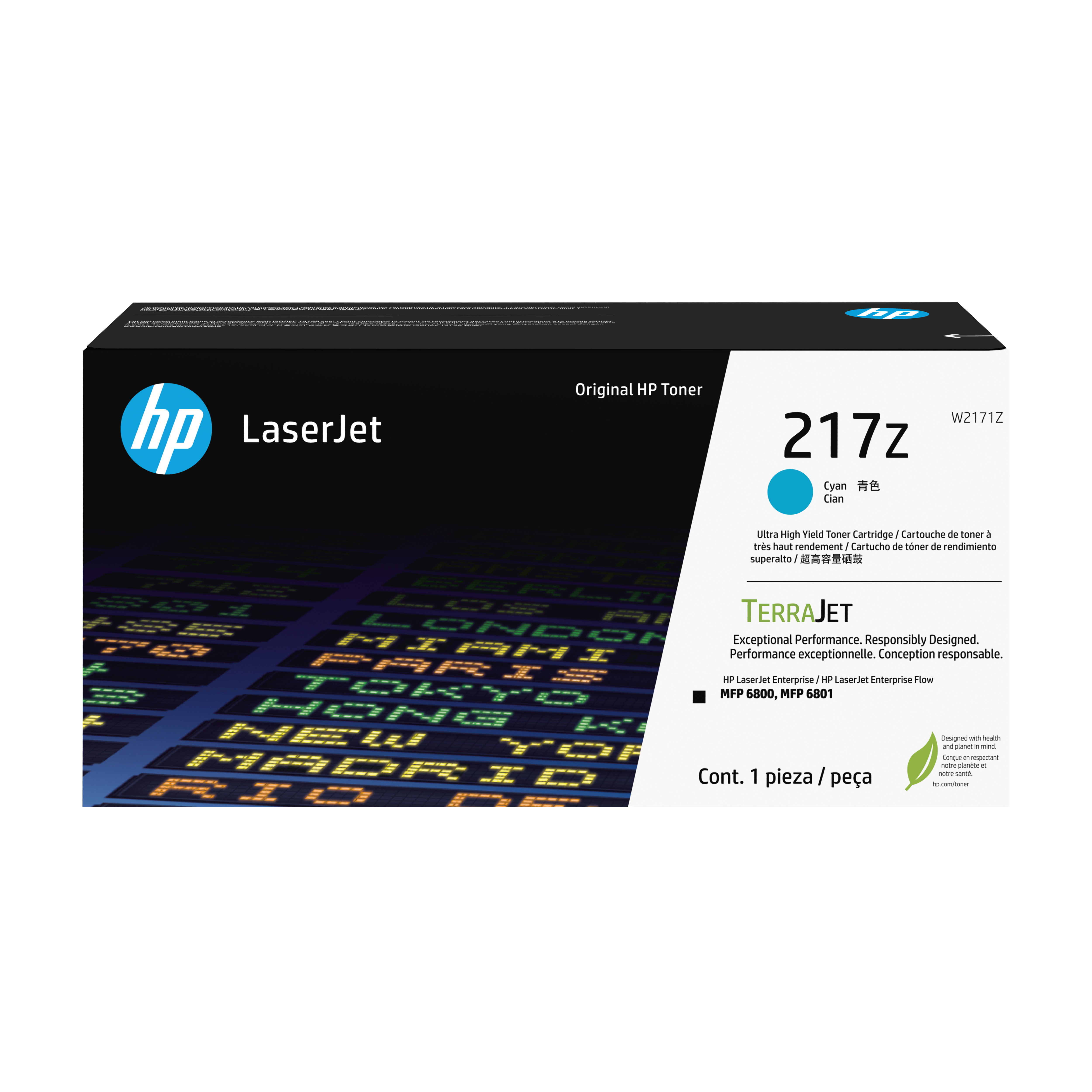 HP Toner laserJet 217Z cian Alta extra ultra