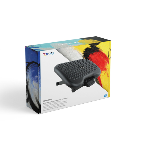 TOOQ REPOSAPIES AJUSTABLE CONFORT NEGRO