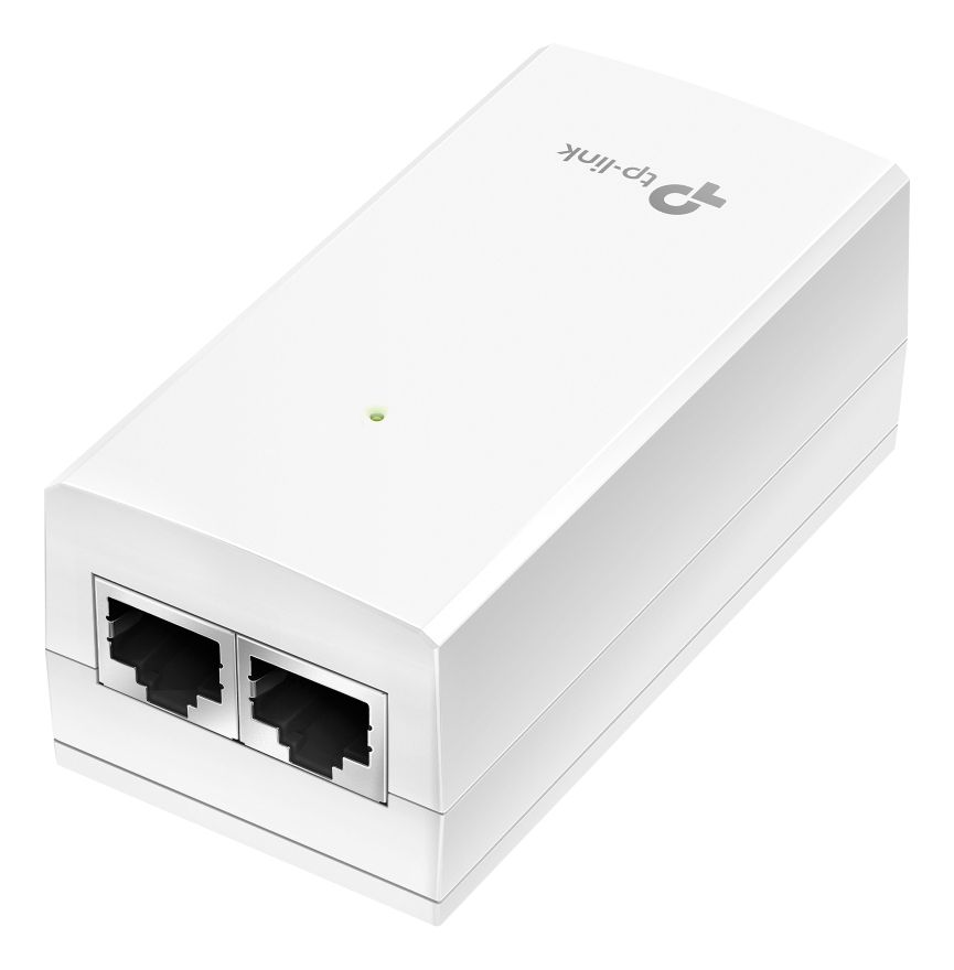TP-LINK 48V Passive PoE Injector Adapter PORT: 1× Gigabit PoE Port, 1× Gigabit Non-PoE Port SPEC: Data and Power Carried over The Same Cable, 48 V Pow