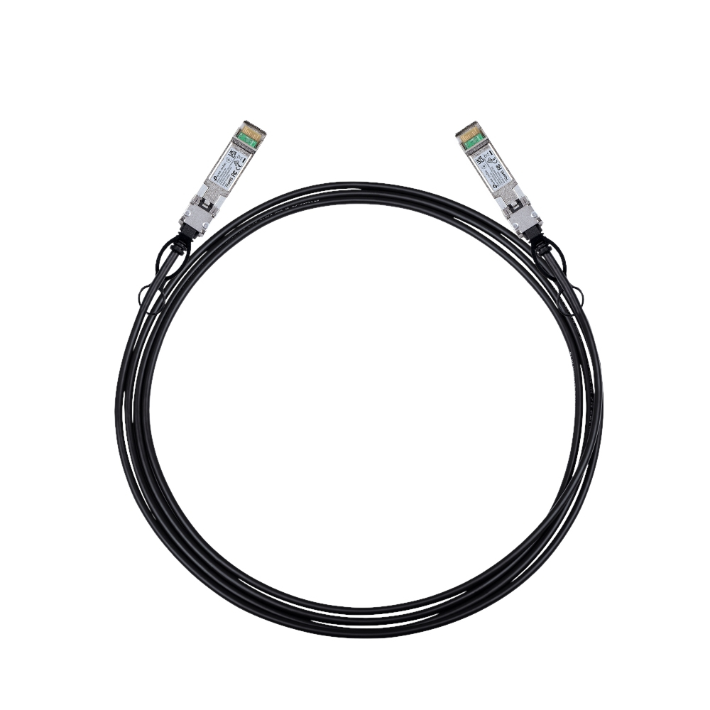 TP-LINK Cable SFP + de conexion directa de 3M para conexiones de 10 Gigabit SPEC: hasta 3m de distancia