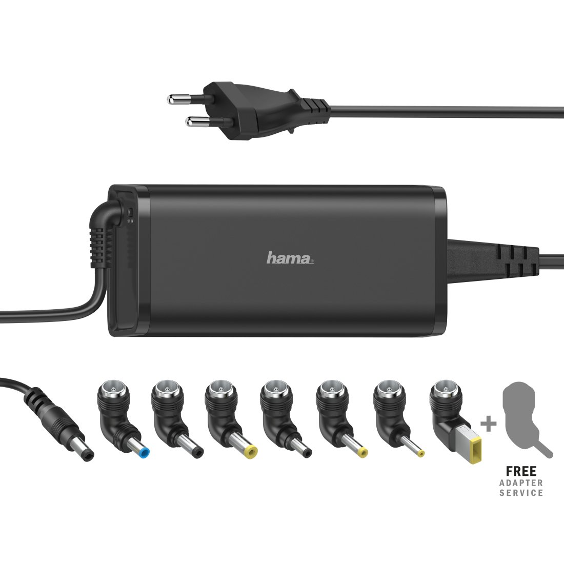 HAMA Cargador universal portatil 8 adapt., de 15-19V/90W