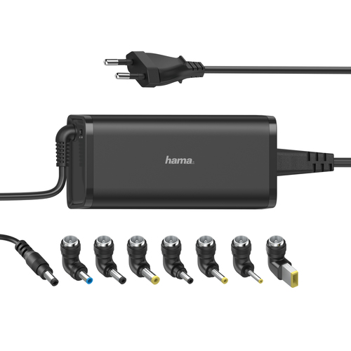 HAMA Cargador universal portatil 8 adapt., de 15-19V/90W