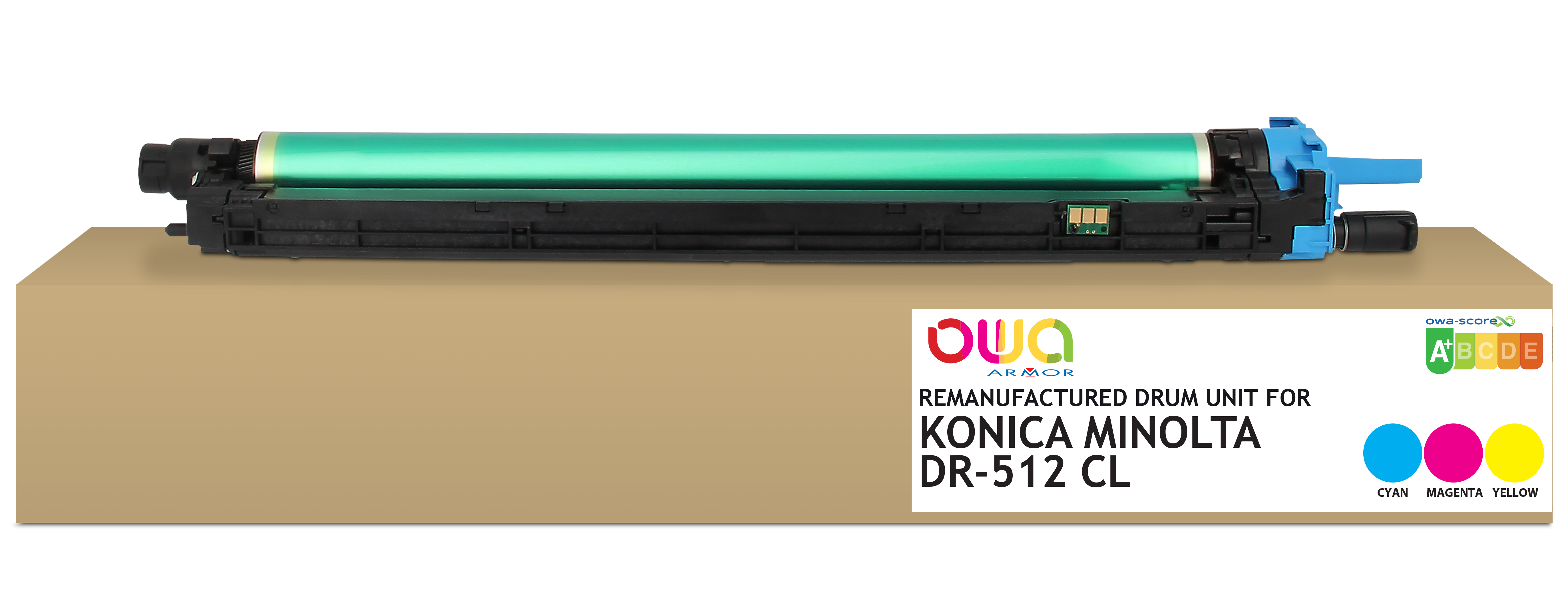 ARMOR Tambor OWA A2XN0TD para KONICA MINOLTA K-M DR-512 CL Hasta 95 000p