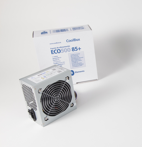 COOLBOX FUENTE ALIMENTACION ATX ECO-500 85+ (80+ BRONZE)