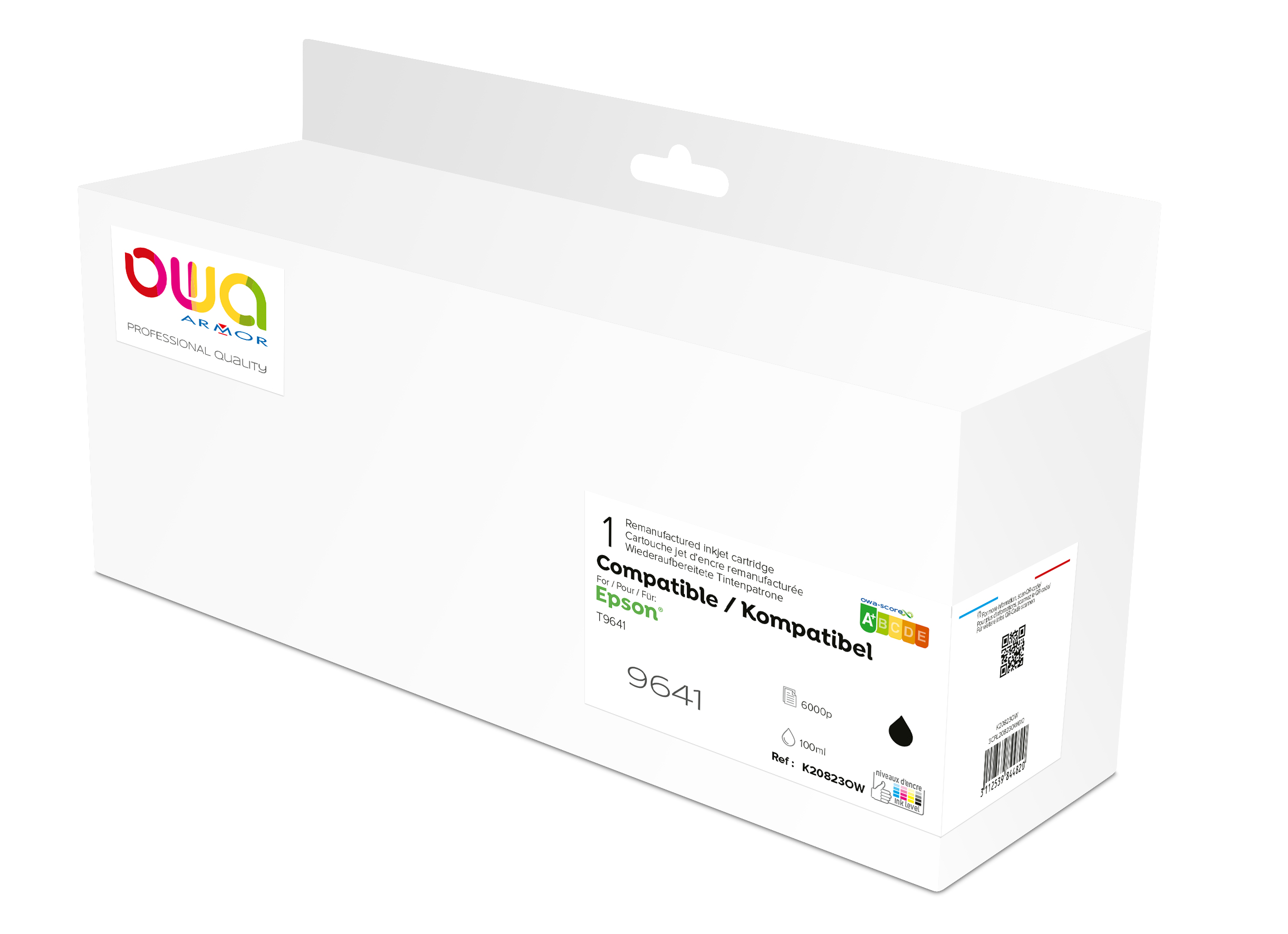 ARMOR OWA Cartucho para EPSON T9641 Negra 100ml - 6000p