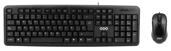 OQO COMBO TECLADO Y RATON CON CABLE USB