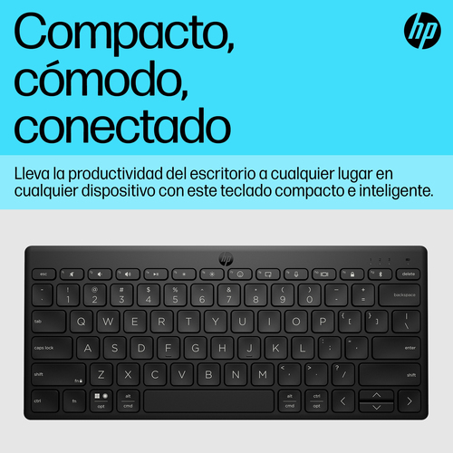 HP Teclado 355 multidispositivo compacto inalambrico