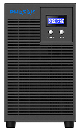 PHASAK SAI 3160VA Protekt Torre Interactivo con AVR, toma protegida y slot SNMP