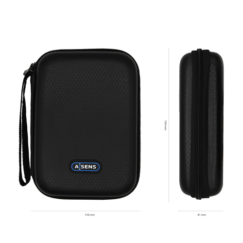 AISENS - ESTUCHE PROTECTOR PARA CAJA EXTERNA 2.5", NEGRO