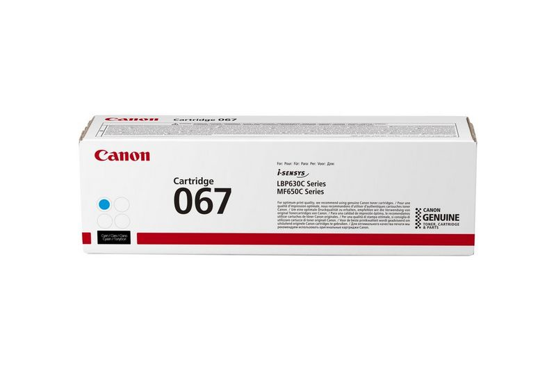 CANON - TONER 067 C: CYAN 1.250P.
