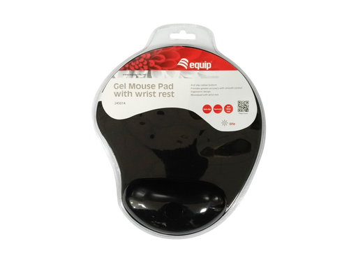 EQUIP ALFOMBRILLA DE GEL PARA MOUSE LIFE COLOR NEGRO