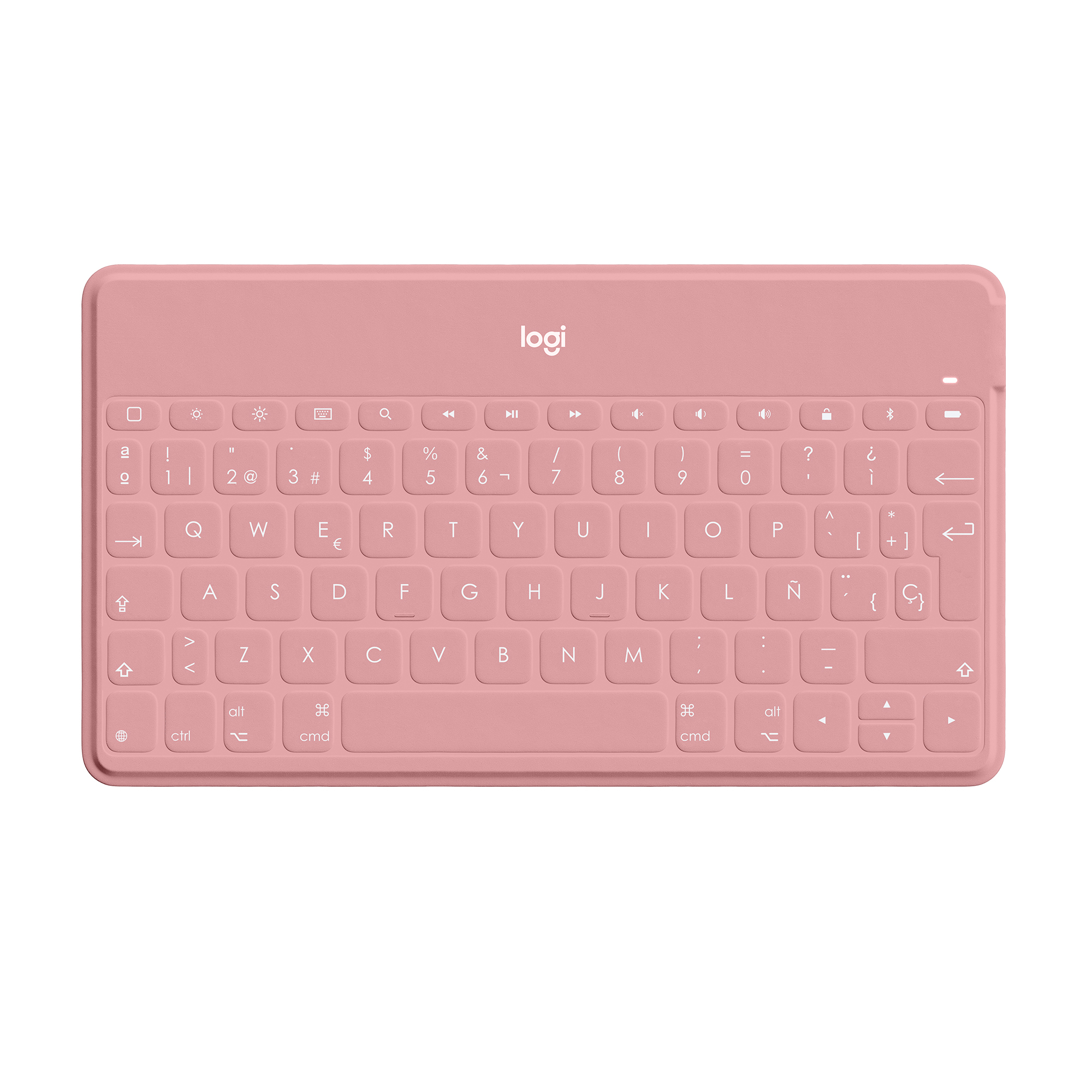 LOGITECH KEYS TO GO WIRELESS INALAMBRICO PARA IPHONE IPAD Y APPLE TV BLUSH