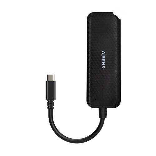 AISENS - HUB USB 3.1 USB-C, USB-C/M-4XTIPO A/H, NEGRO, 15CM