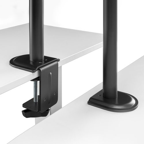 AISENS - SOPORTE DE MESA ECO GIRATORIO E INCLINABLE PARA 9KG (3 PIVOTES, 1 BRAZO) DE 17-32, NEGRO