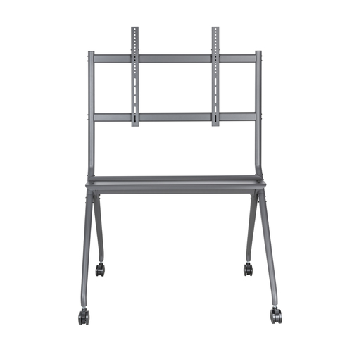 AISENS - SOPORTE DE SUELO PRO CON RUEDA PARA PANTALLA INTERACTIVA/TV 120KG DE 50-86, NEGRO