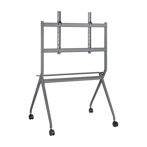 AISENS - SOPORTE DE SUELO PRO CON RUEDA PARA PANTALLA INTERACTIVA/TV 120KG DE 50-86, NEGRO