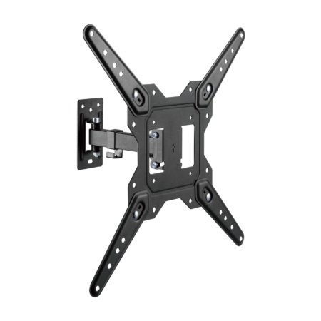 AISENS - SOPORTE ECO GIRATORIO, INCLINABLE PARA MONITOR/TV 30KG (2 PIVOTES) DE 23-55, NEGRO
