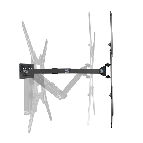 AISENS - SOPORTE ECO GIRATORIO, INCLINABLE PARA MONITOR/TV 30KG (3 PIVOTES) DE 23-55, NEGRO