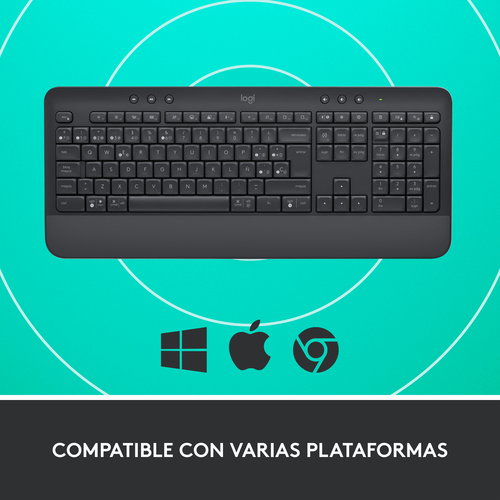 LOGITECH TECLADO SIGNATURE K650 INALAMBRICO GRAFITO