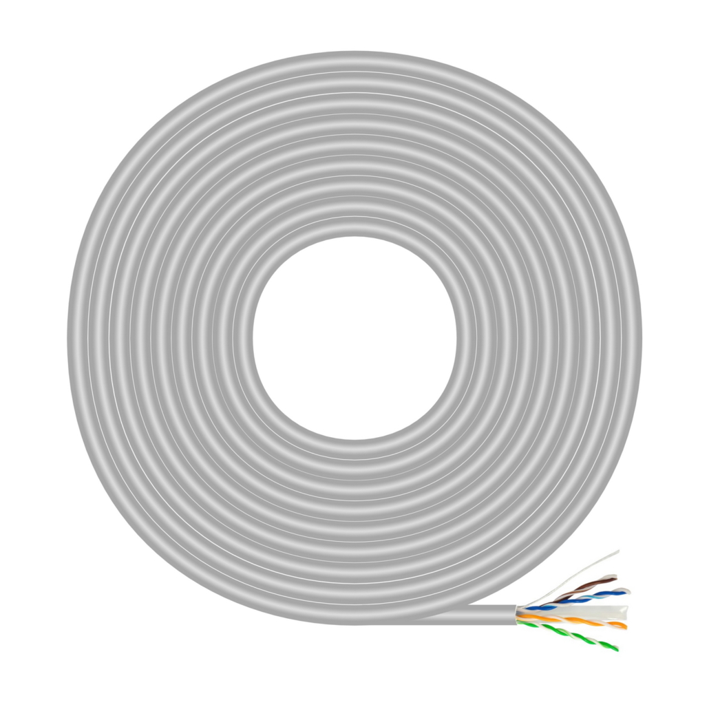 AISENS - CABLE DE RED RJ45 CAT.6 UTP RIGIDO AWG23 CCA (ALEACION), GRIS, 500M