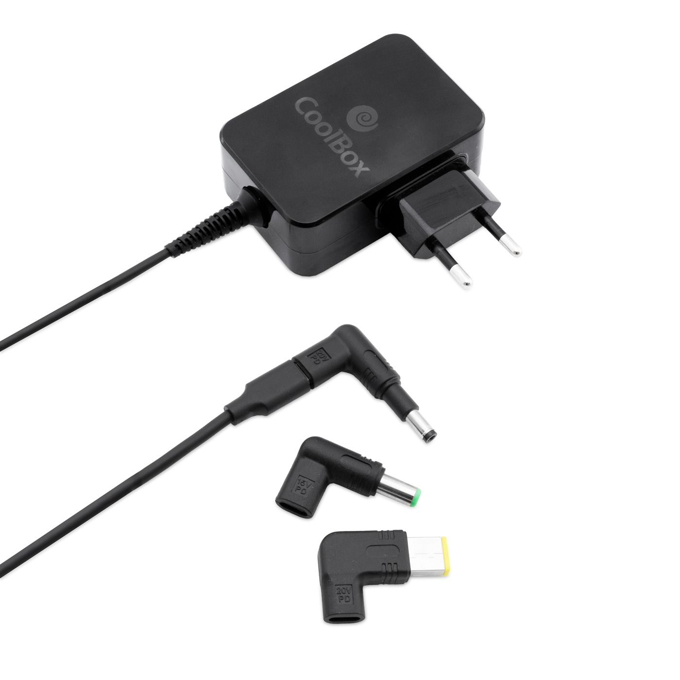 COOLBOX CARGADOR UNIVERSAL PORTATILES 65W USB-C +14 PUNTAS