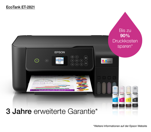 EPSON MULTIFUNCIONAL INKJET A4 ECOTANK ET-2821