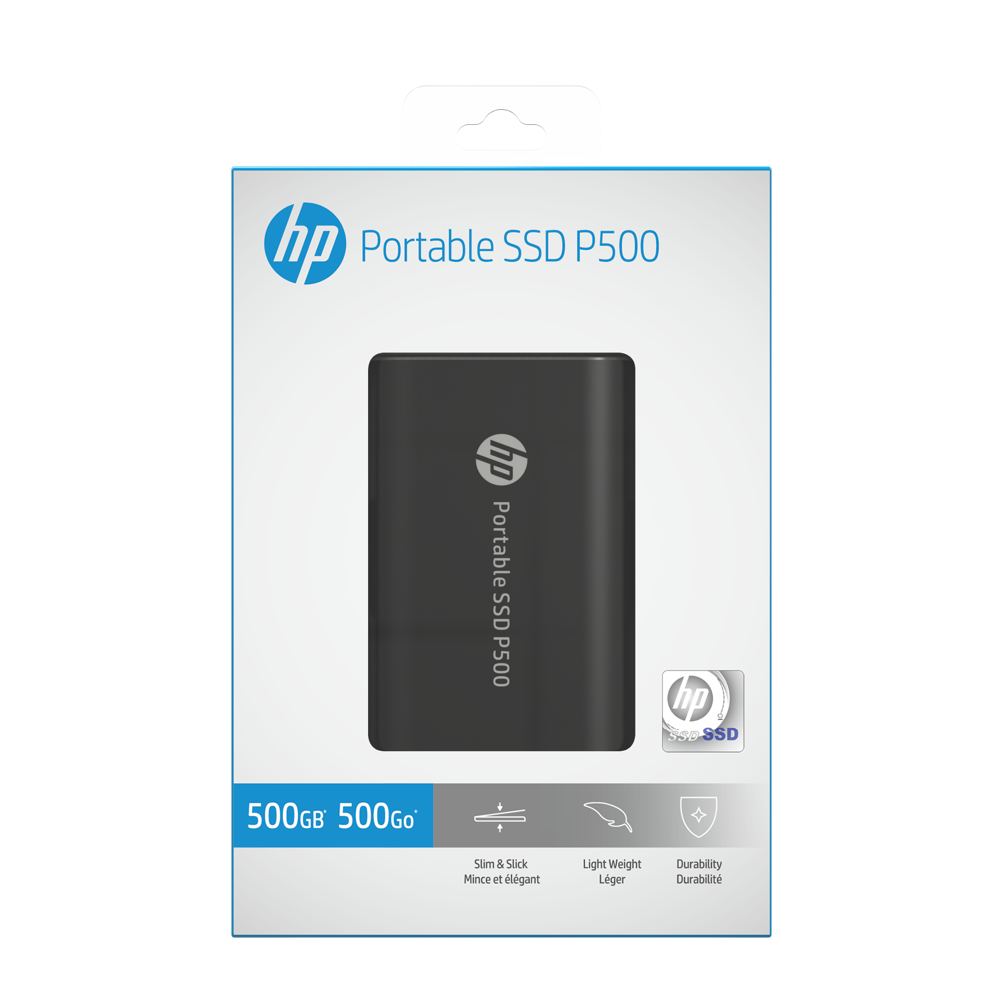 HP SSD EXTERNO 500GB P500 NEGRO
