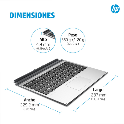 HP Teclado ELITE X2 G8 PREMIUM