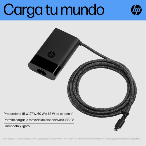 HP Cargador de portatil USB-C 65W