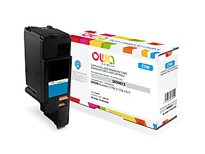 ARMOR TONER C13S050613 para Epson C1700 CIAN 1,4K 1400p
