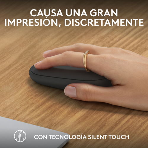 LOGITECH RATON INALAMBRICO PEBBLE MOUSE 2 M350S NEGRO.