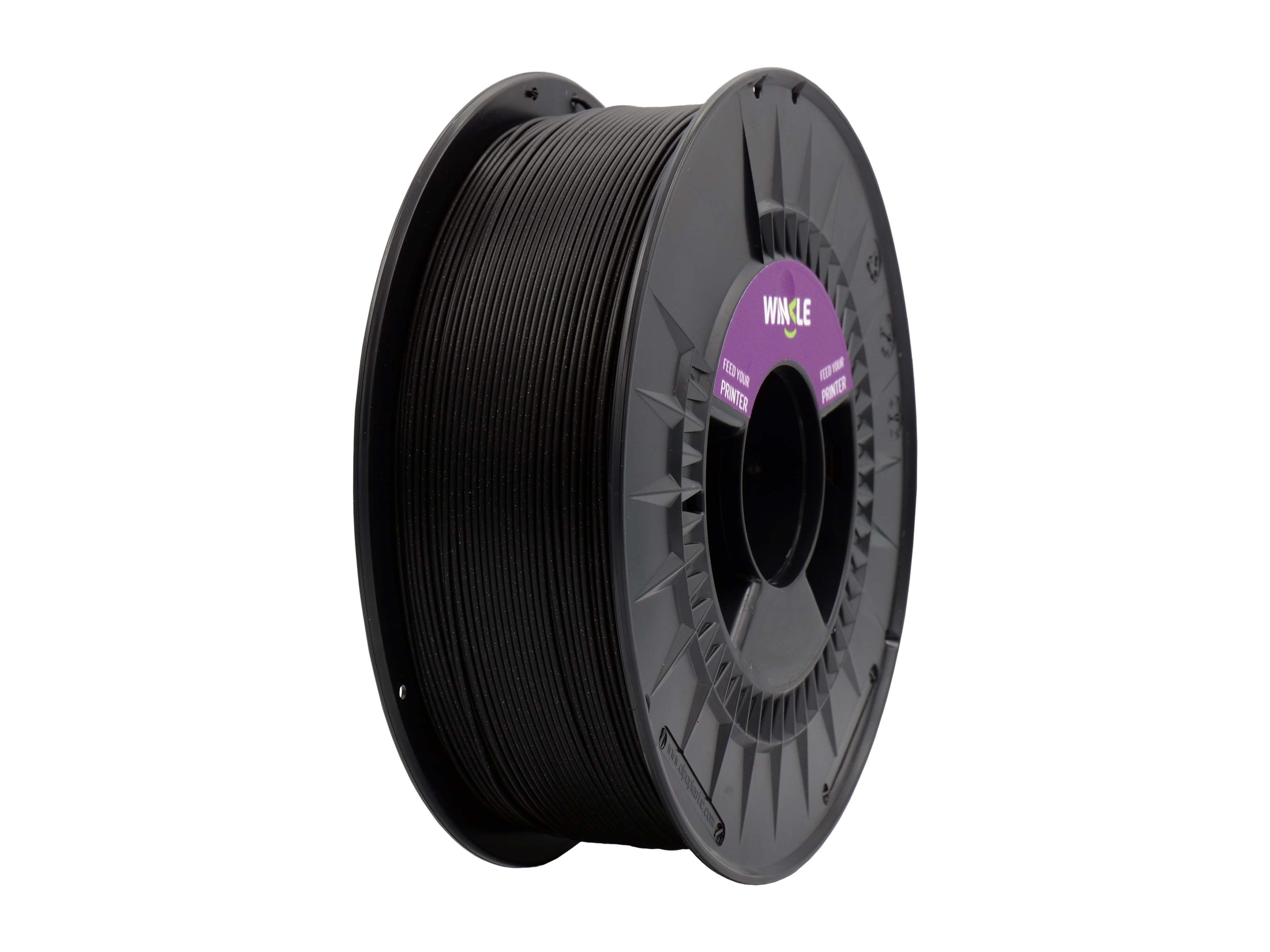PLA-HD WINKLE 1.75 MM NEGRO CON PARTICULAS (STARDUST) 1KG