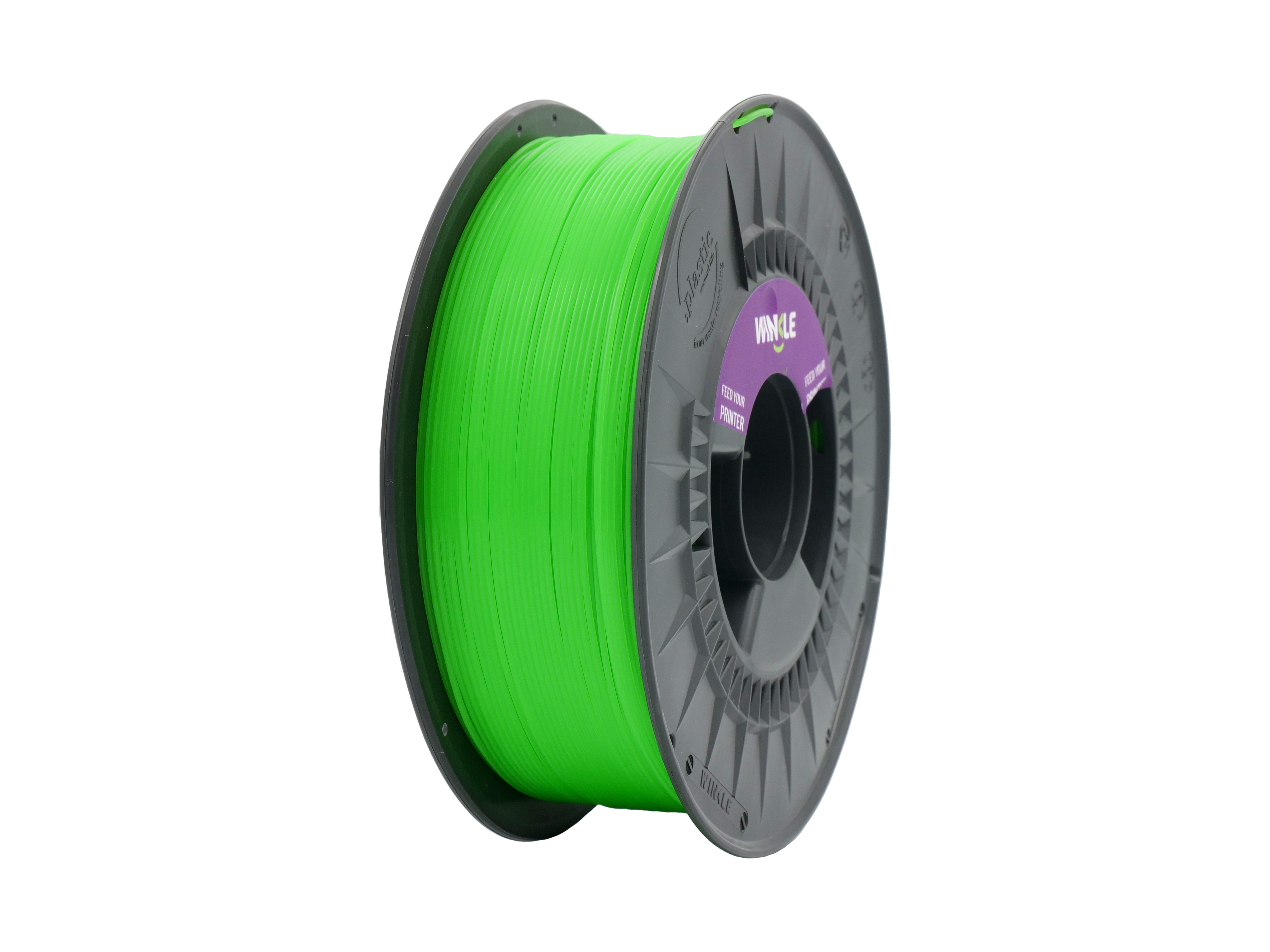 PLA-HD WINKLE 1.75 MM VERDE FLUORESCENTE 1KG