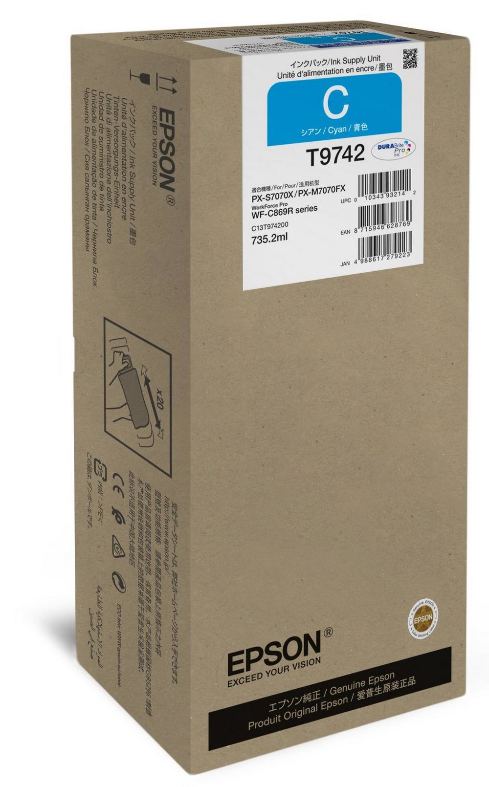 EPSON CARTUCHO CIAN XXL