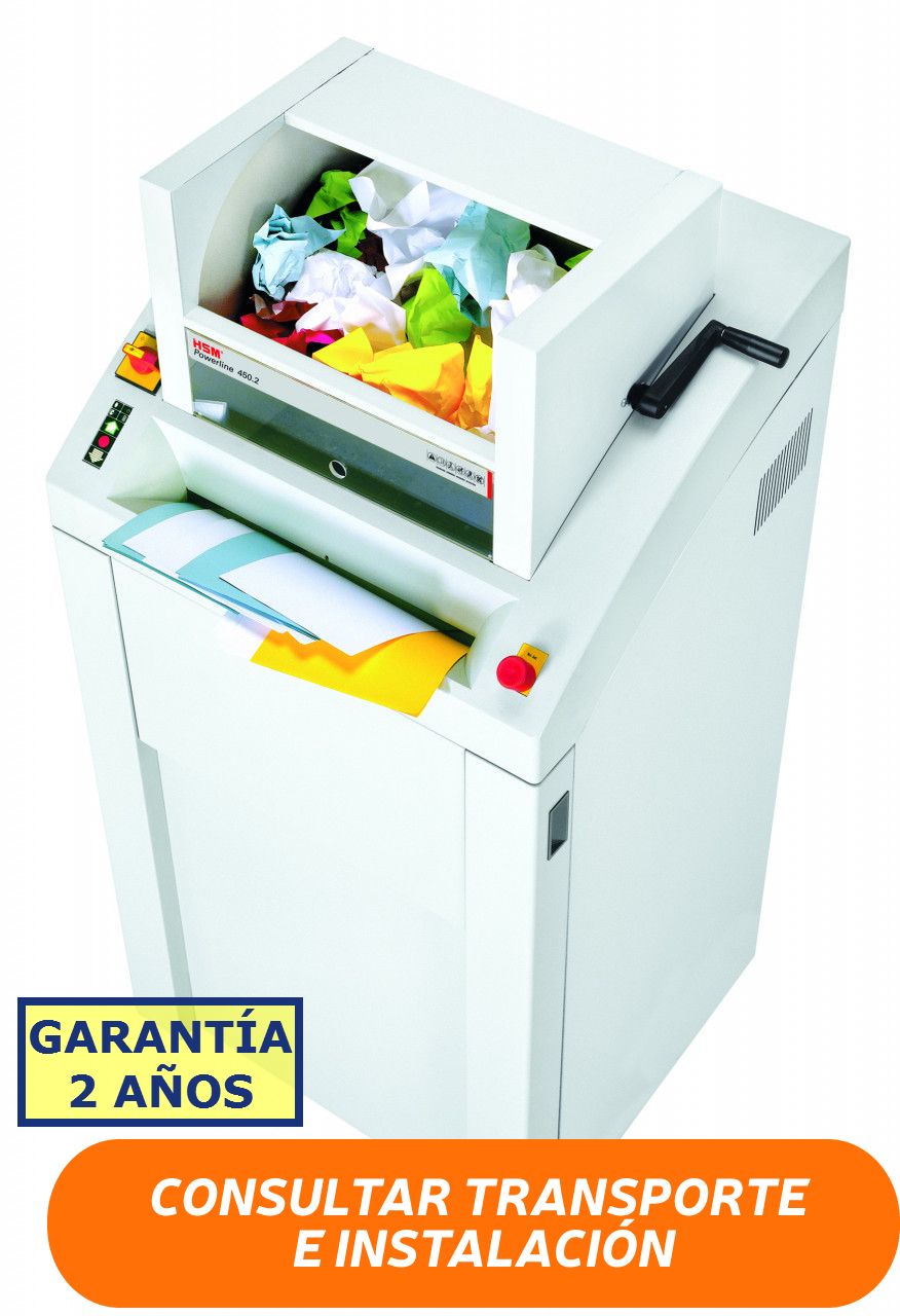 HSM DESTRUCTORA DE DOCUMENTOS /POWERLINE 450.2 3,9X40 3X400V/50HZ EU
