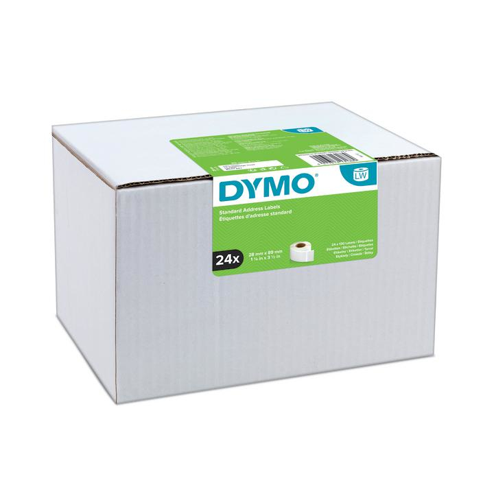 DYMO Etiqueta LW Multipack Etiquetas dirección 28x89mm - VALUE PACK (24 rollos)