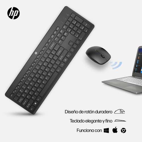 HP Combo 230 Teclado + Raton inalambricos