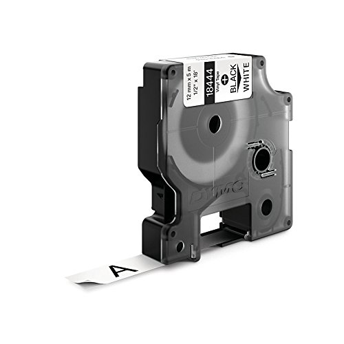 DYMO RHINO Cinta ID1-12 Negro/blanco vinilo