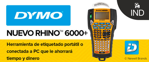 DYMO Rotuladora RHINO 6000+ KIT CON MALETIN